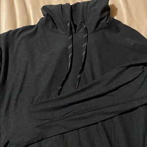 Women's Black Hoodie Top